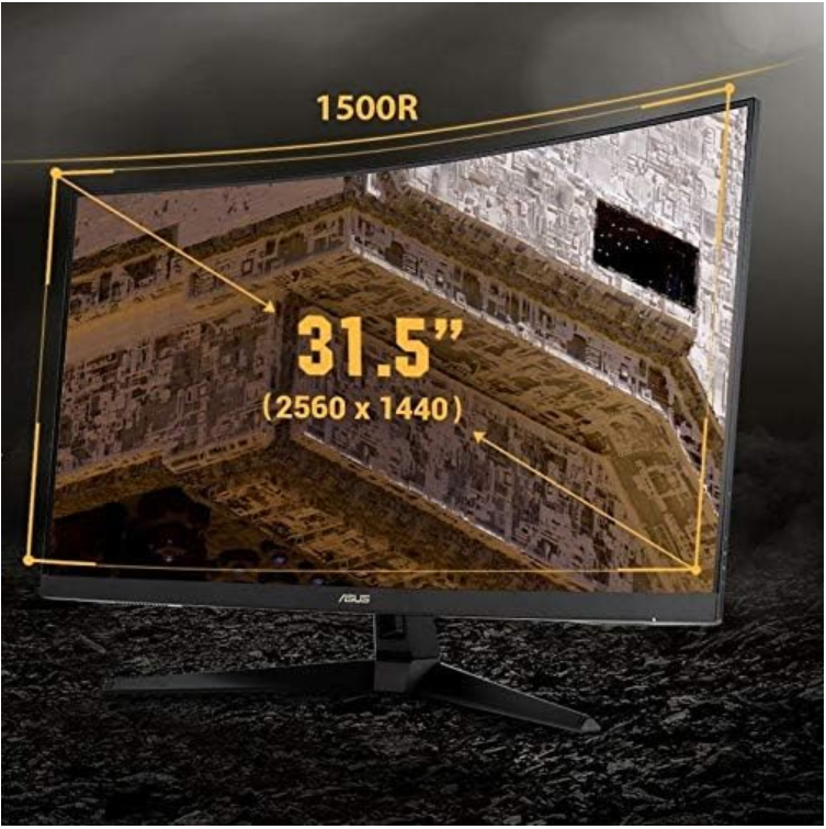 Monitor Curbat Gaming ASUS TUF 32" QHD 165Hz - Image 3