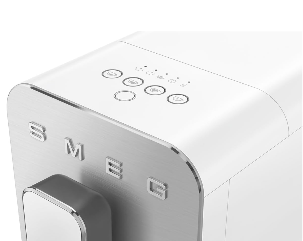 Espressor automat Smeg BCC11WHMEU cu spumare alb - Image 3