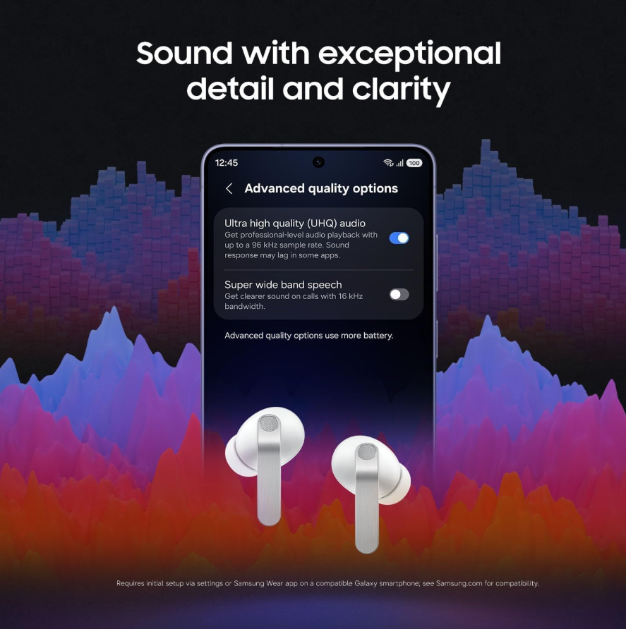 Căști wireless Samsung Galaxy Buds 4 Pro cu AI - Image 3