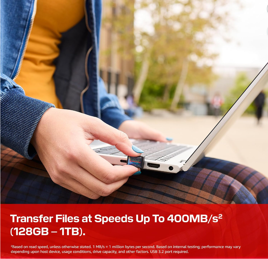 Memorie USB-C SanDisk Extreme Fit de 512GB - Image 2